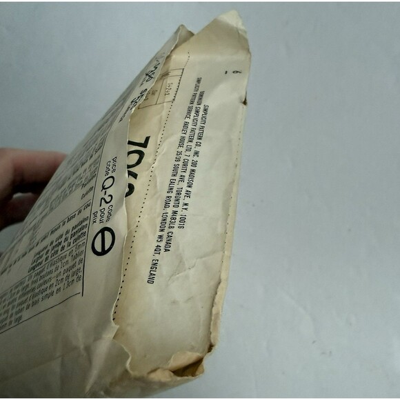 +Vtg 80s Simplicity 7062 Toddler Top Pinafore Dress Pants Panties Sewing Pattern - Picture 5 of 5